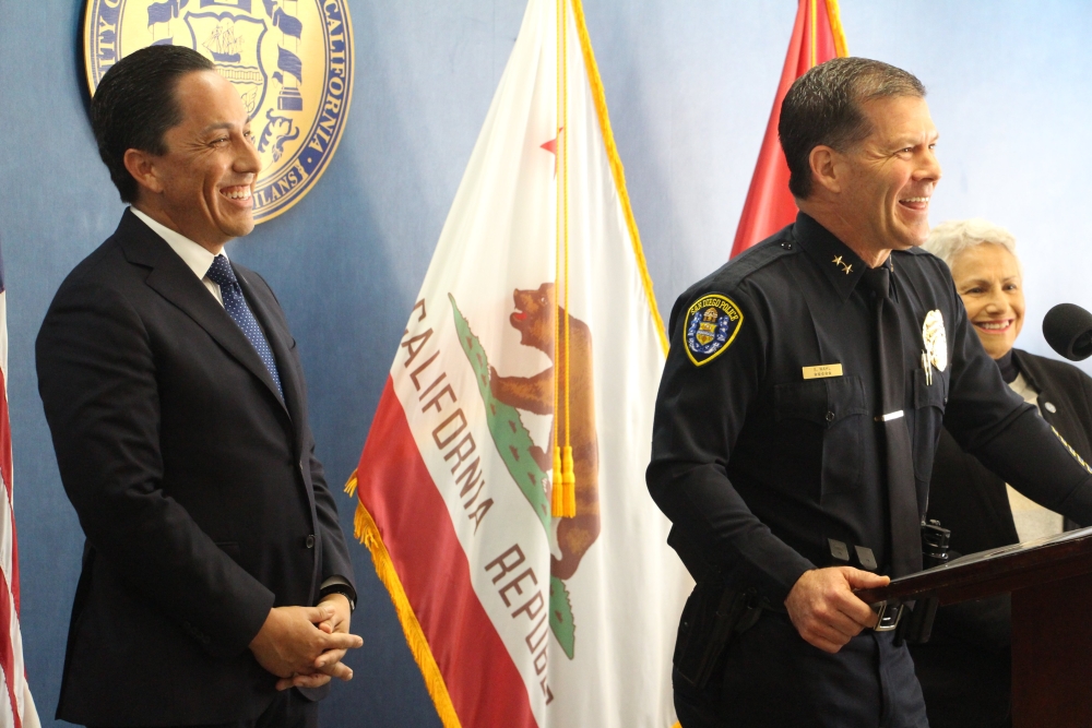 police chief annoucement