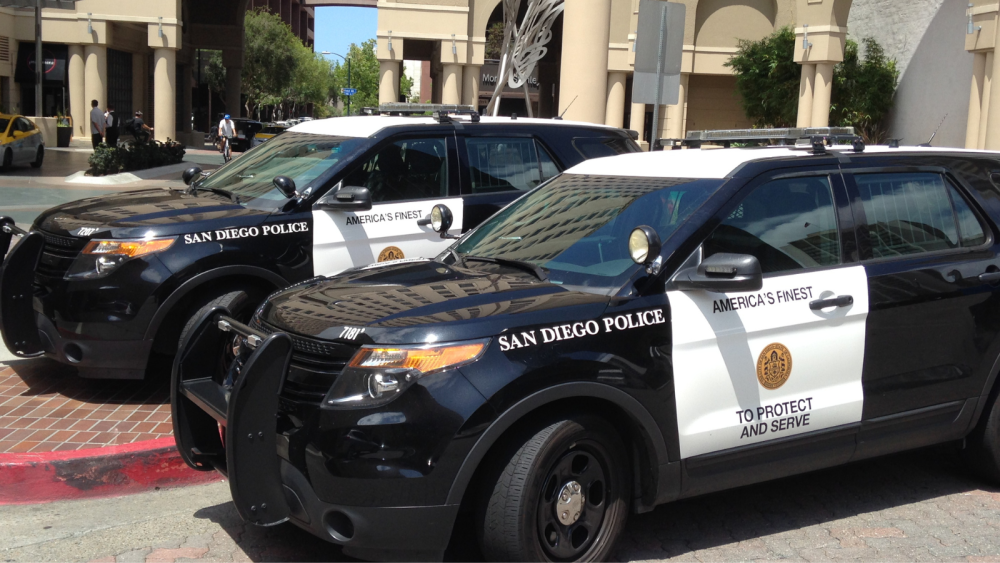 police patrol cars