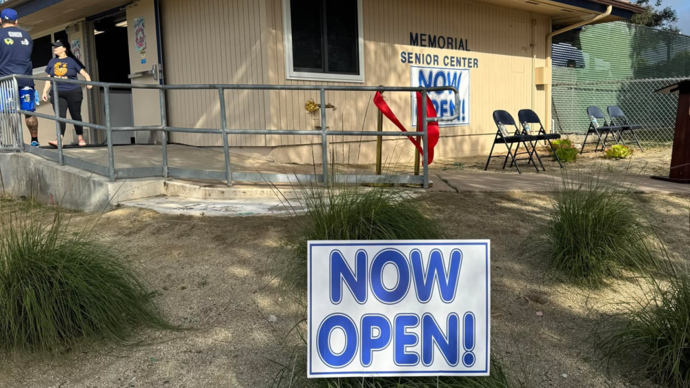 memorial senior center grand opening