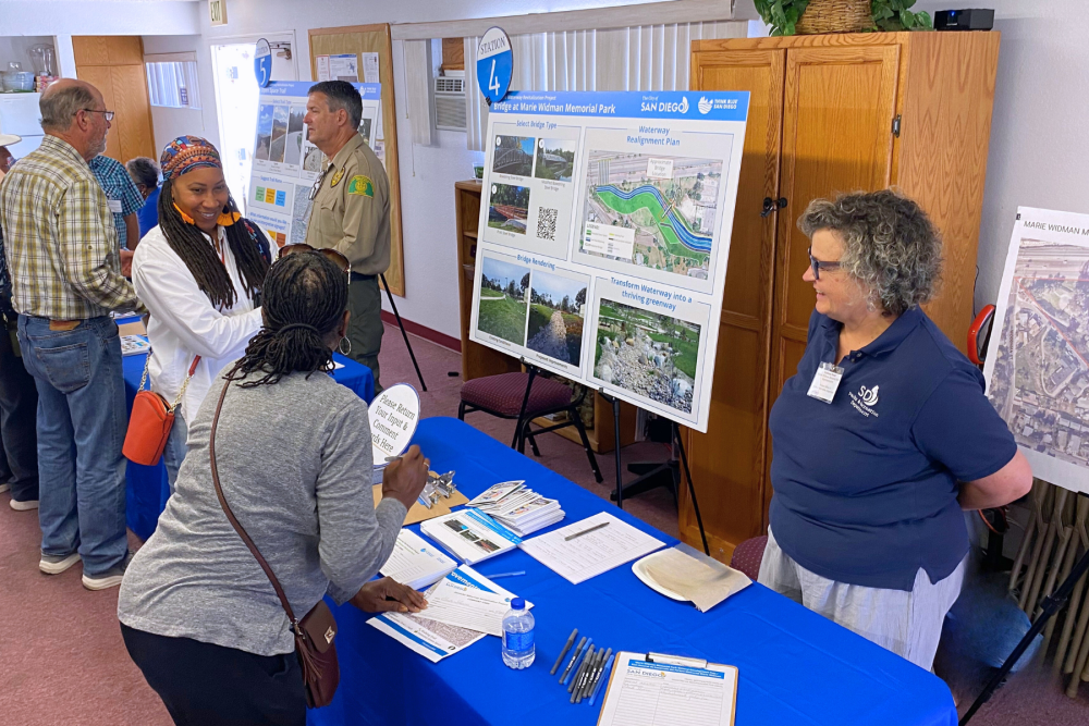 Community member meeting