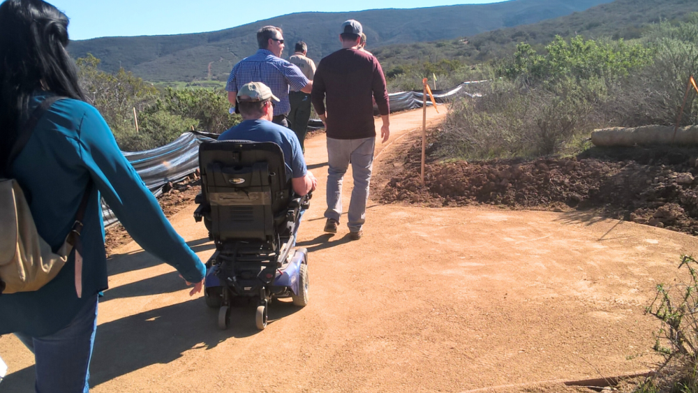 People hiking