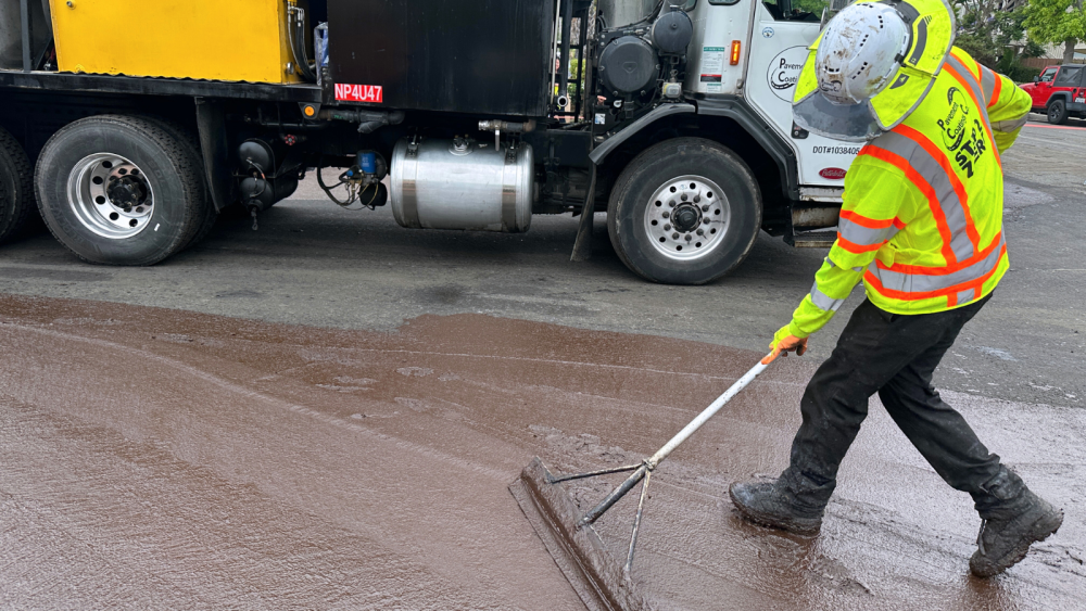 Road resurfacing
