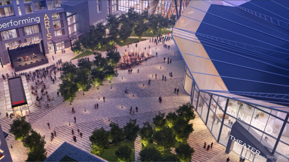 Civic Center Plaza rendering