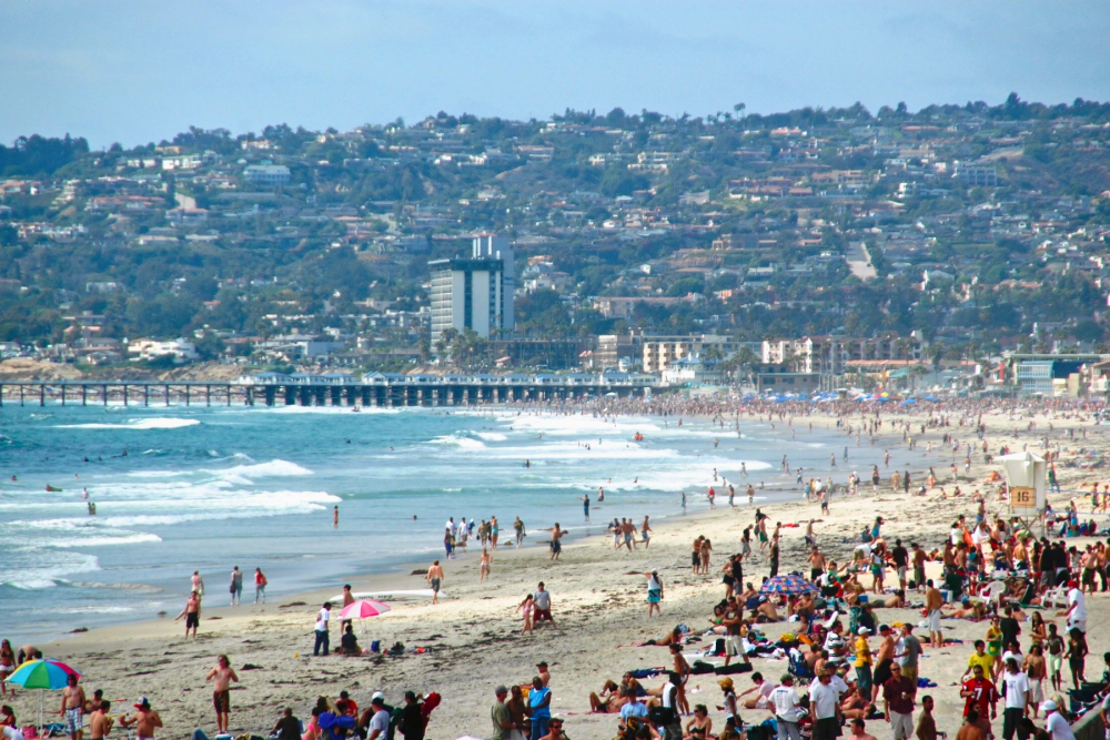 San Diego beach