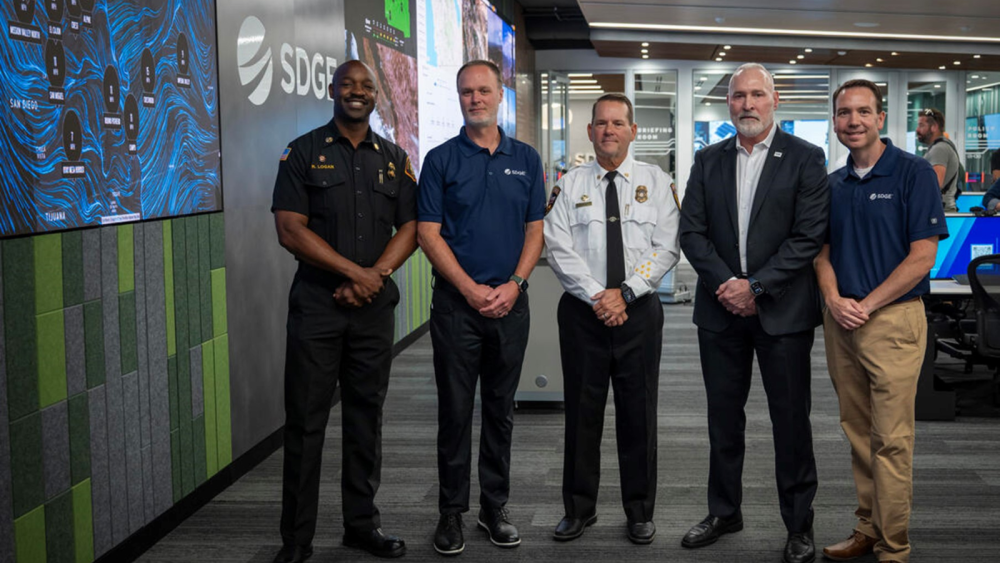 Fire Chief and community leaders