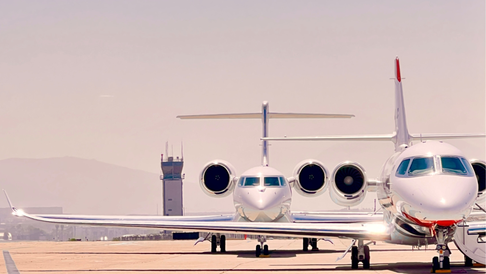 Photo of two airplanes