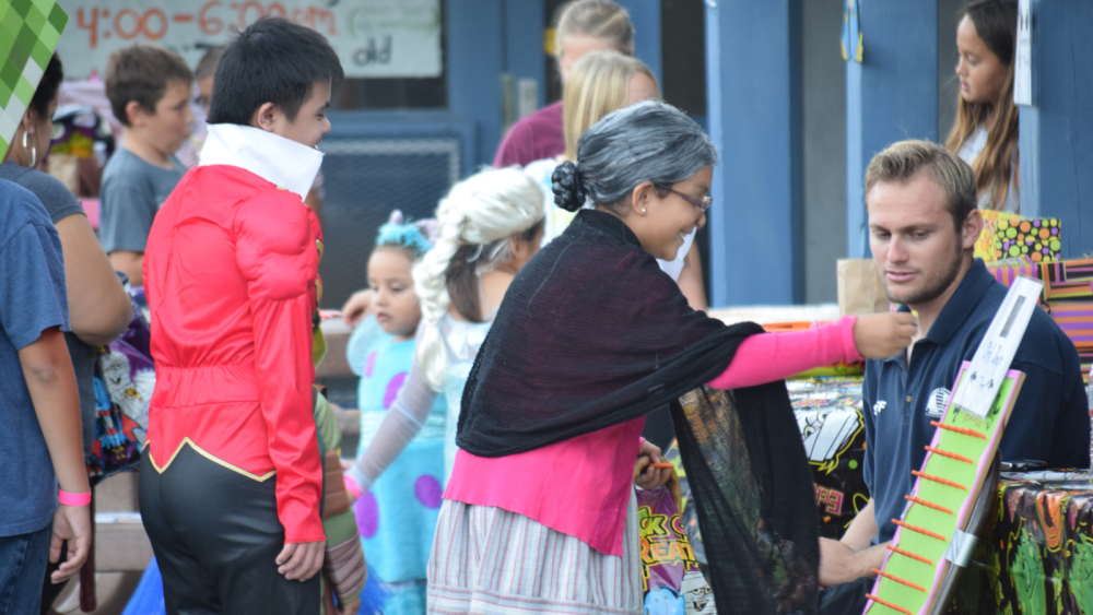 Children at fall festival