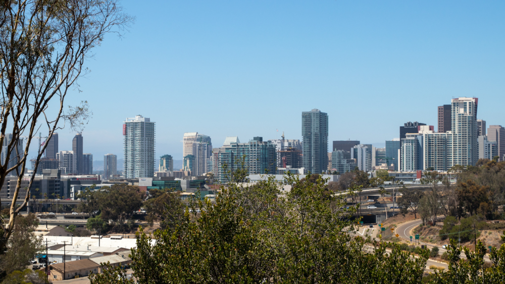 Photo of San Diego skyline