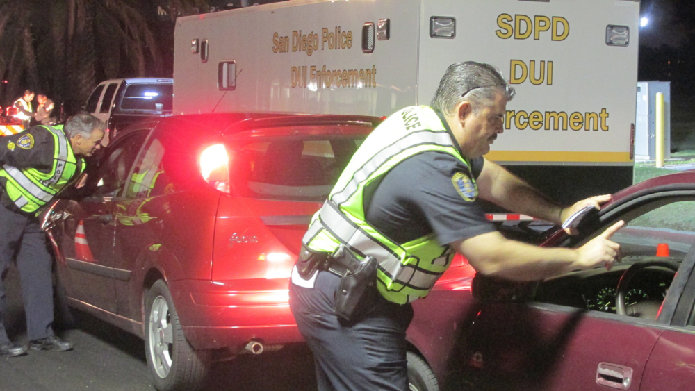 DUI checkpoint 