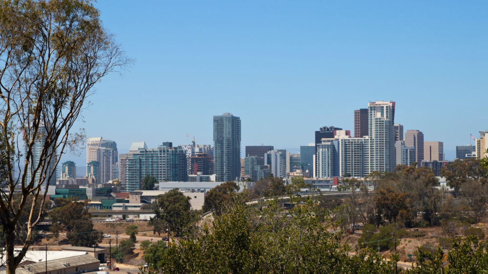 skyline of san diego