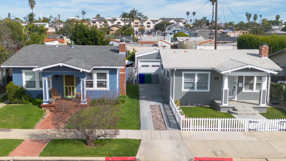 Photo of two single family homes