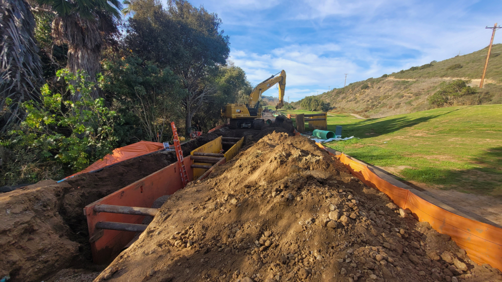 Tecolote Canyon project. Photo of soil.