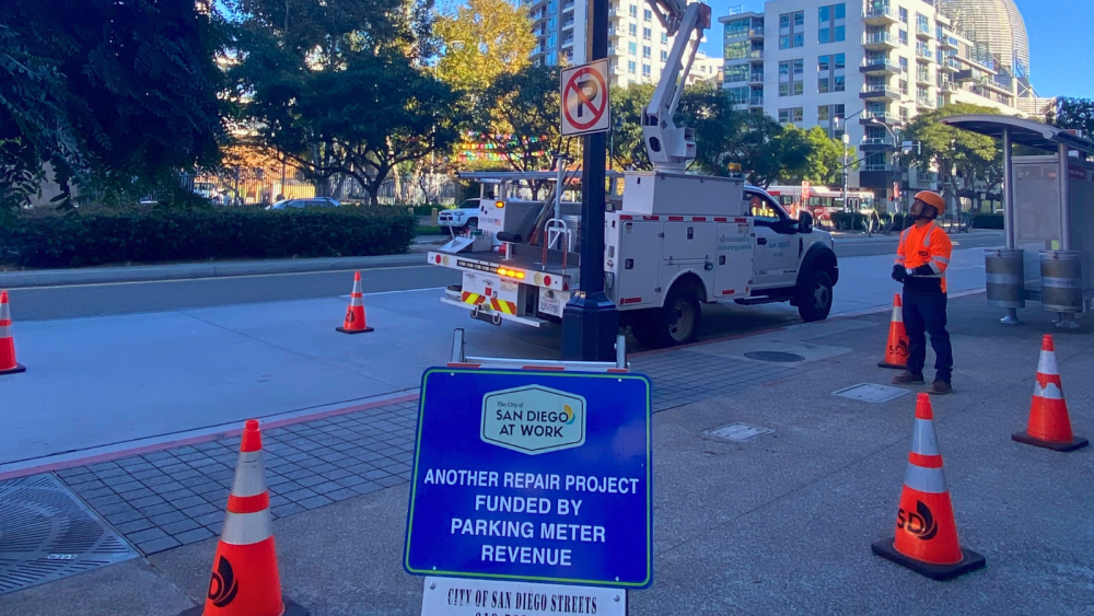 Photo of street repair