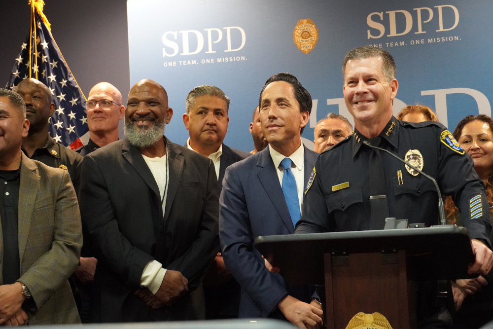 Police and mayoral press conference