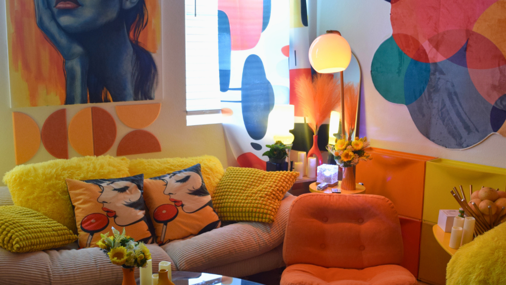 Colorful interior design
