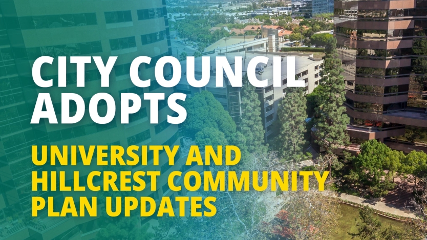 Hillcrest and University City Community Plan Updates Approved