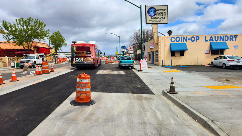 University Ave street reopening