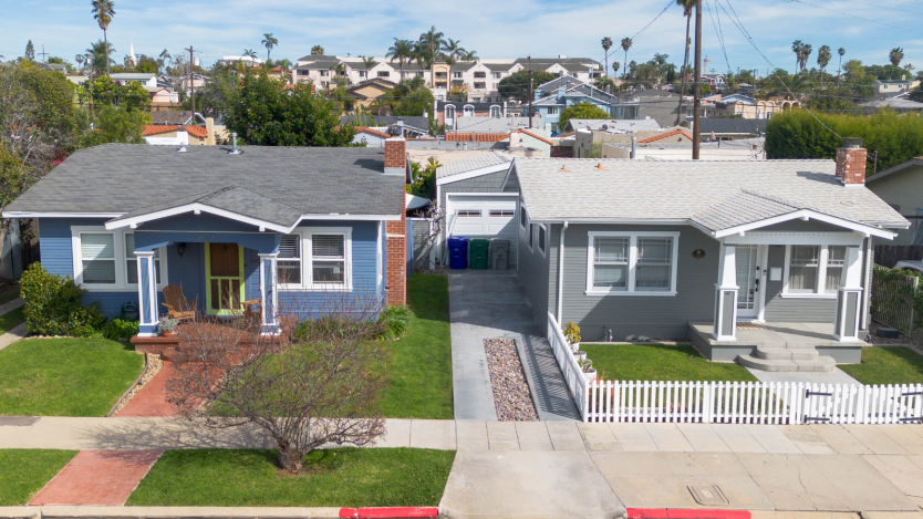 Photo of two single family homes
