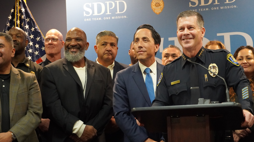 Police and mayoral press conference