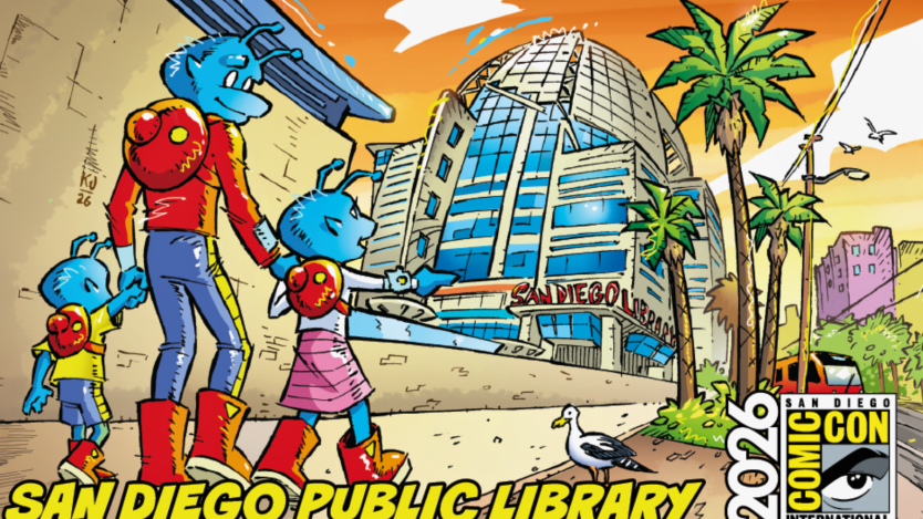 Comic-con special edition library card.