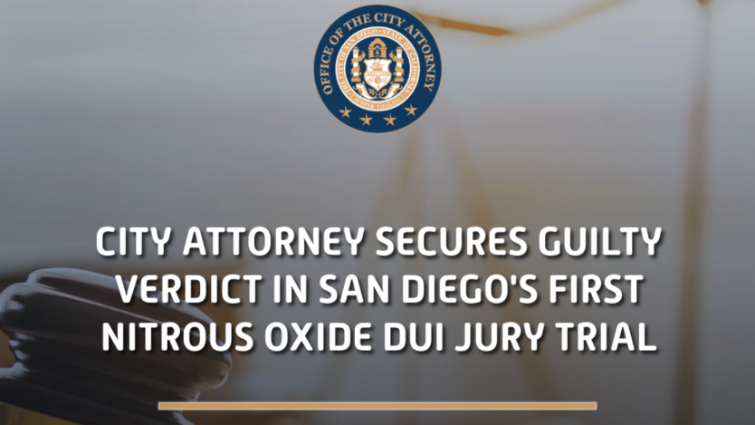 First nitrous oxide DUI trial