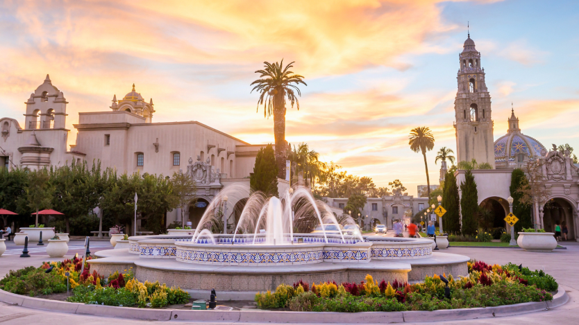 Fountain in Balboa Park
