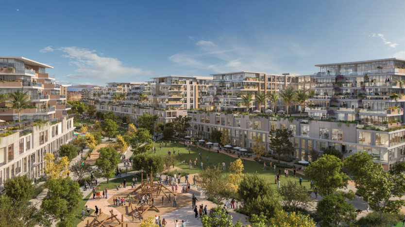 Rendering of Midway District
