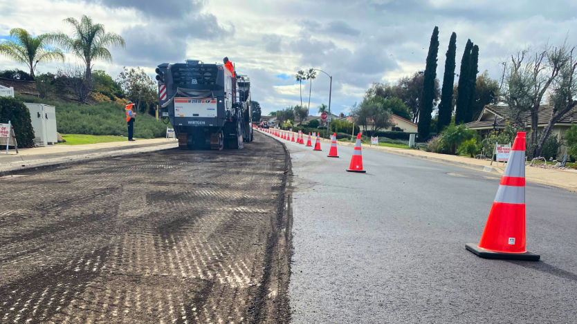 Rancho Bernardo road work
