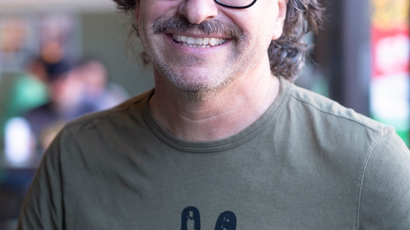 portrait of artist John Raymond Mireles 