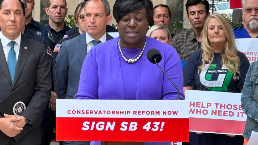 Senate Bill 43 rally in San Diego 